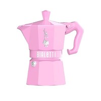 Bialetti Moka Exclusive Kaffeemaschine 3 Tassen Pink