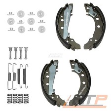 BREMSBACKEN MIT ZUBEHÖR + GLEITSCHEIBEN HINTEN FÜR VW POLO 6N 6N1 BJ 95-99