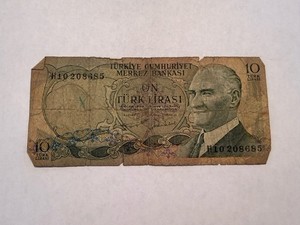 Turkey 10 Lira 1966 / Türkiye Cumhuriyet Merkez Bankası 10 Türk Lirası H19208685