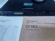 ROLAND D-110 module 240 volts , with one memory card for free and Free Shipping