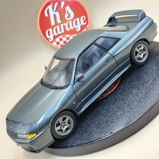 Reattached AUTOart 1/18 Nissan Skyline GT-R R32 BNR32 Gun Gray 77341 Millennium