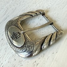 LUCCHESE Classic Western Belt Buckle Engraved Design BRAND NEW
