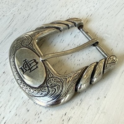 LUCCHESE Classic Western Belt Buckle Engraved Design BRAND NEW