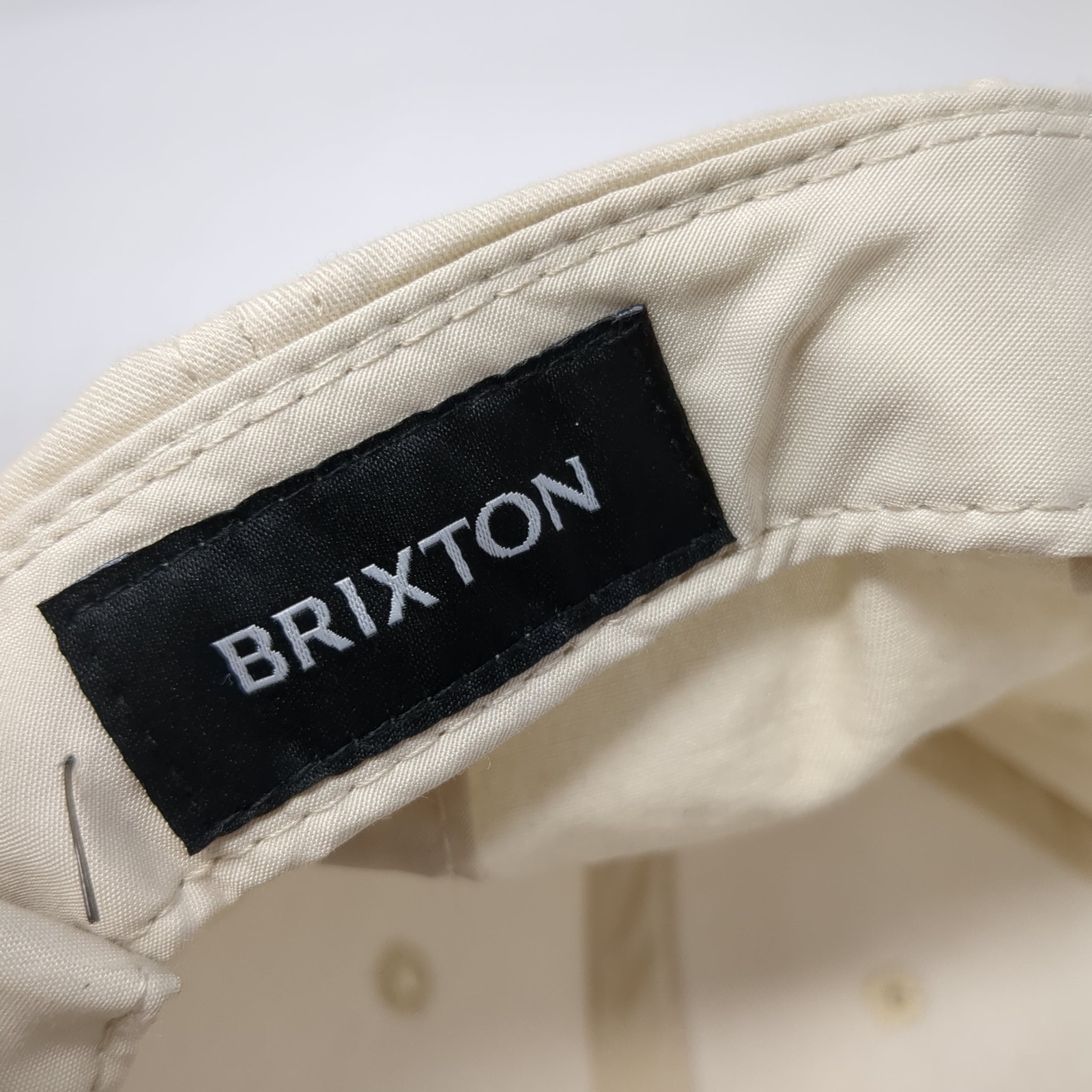 Brixton Supply Co. Patch Snapback Hat Solid Beige… - image 9