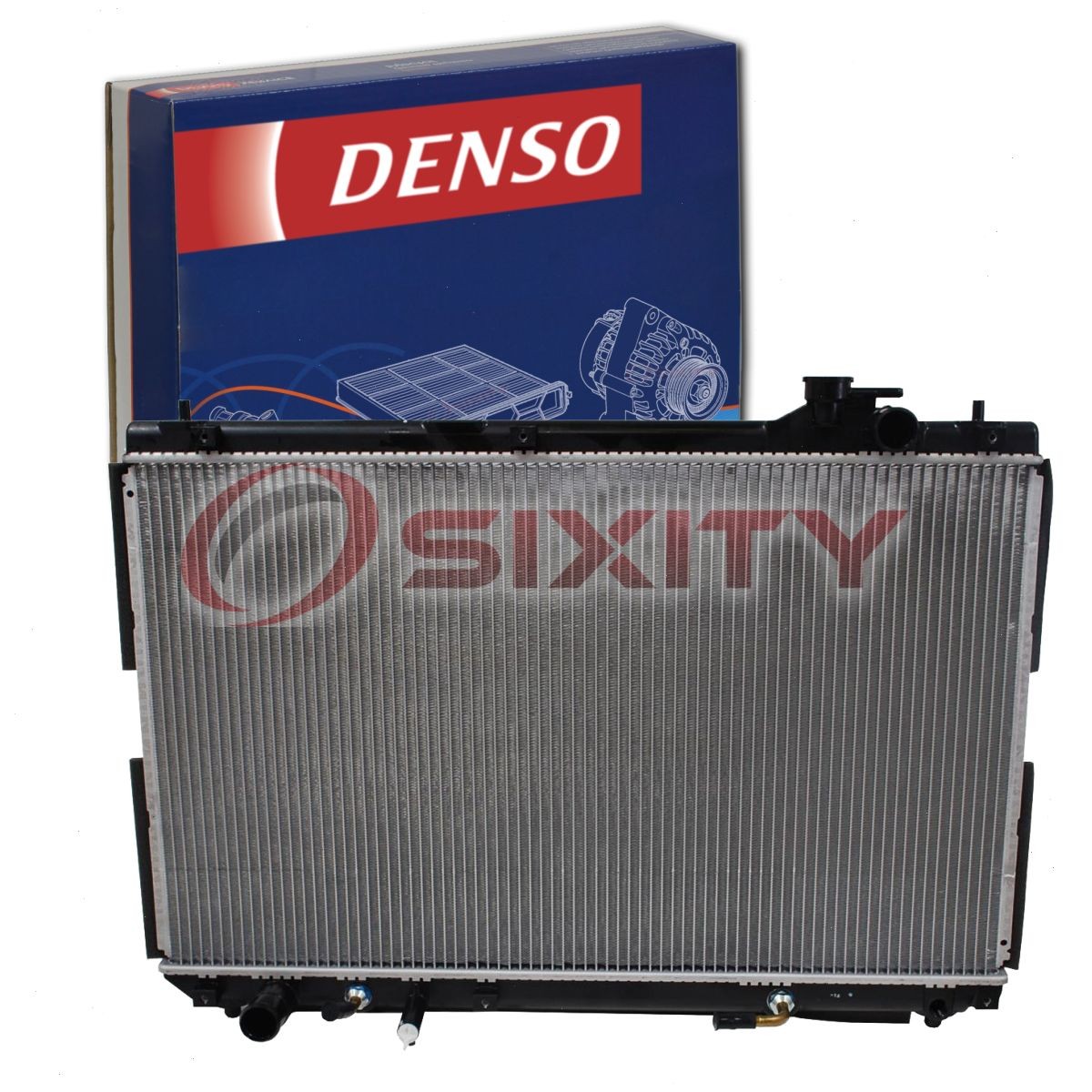 Denso Radiator for 2001-2007 Toyota Highlander 3.0L 3.3L V6 Cooler Cooling sk