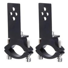 Biqing 2PCS Motorcycle Spotlight Mount Bracket Black,Universal Motorcycle Fog