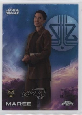 2025 Topps Chrome Star Wars Skywalker Blue Refractor 6/150 Maree #87 0jd0