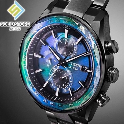 CITIZEN ATTESA AT8314-53L ACT Black Titanium Limited Radio Solar Watch 43,5mm