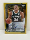 2025 Topps Chrome Giannis Antetokounmpo True Gold Refractor Auto /50 SSP