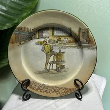 Royal Doulton Dickens Ware Collector Series Ceramic Plate Sam Weller Vintage