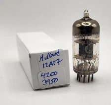 VERY STRONG NOS MULLARD 12AT7 / ECC81 O GETTER HICKOK TESTED & GUARANTEED