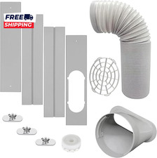 Portable Ac Window Vent Kit With 5.9 Exhaust Hose Window Seal Kit For Portable
