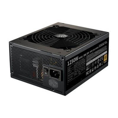 CoolerMaster 1250W MWE 80+ Gold Fully Modular ATX Active PFC Retail 140mm FAN