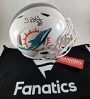 De'von Achane Autographed Authentic Full Size Helmet Miami Dolphins Fanatics COA