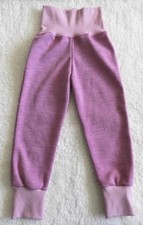 Merino wool fabric knit fabric pants plain pink sizes 62-158