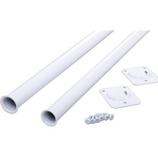Closet Pro CD-0024-18/30WT Heavy Duty Adjustable Rod, 18 by 30-Inch, White
