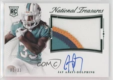2015 Panini National Treasures Green Numbers /33 Jay Ajayi #RMSR-JA Auto RC