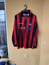Crusaders Home football shirt 1996 - 1997 Umbro Long Sleeves size L Men
