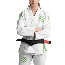 Sanabul Fight For It White Jiu Jitsu Gi BJJ Uniform W3 women's Set