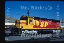 Original Slide SP Southern Pacific Clean Kodachrome Paint SD45 7562 SLC UT 1987