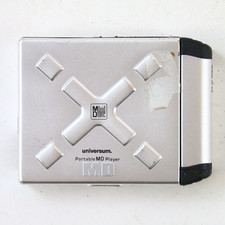 Tragbarer CD Player Mini Disc Universum MDP 1095 Silber Gebraucht Defekt