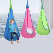 3pcs Light Up Kids Pod Swing Seat Swing Chair for Kids Indoor & Outdoor Remote