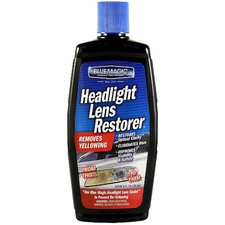 Blue Magic 725-06 Headlight Lens Restorer 8 Oz Bottle Blue