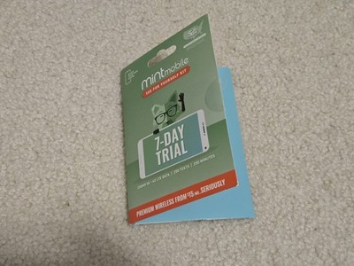 Mint Mobile 7-Day Trial Sim Card