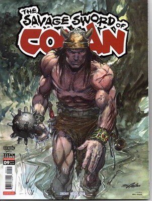The Savage Sword of Conan # 9 Titan Comics Neal Adams cover July 2025 New