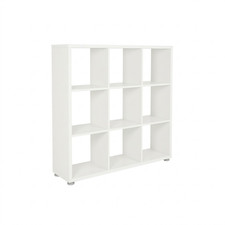Libreria Scomparti Moderna Mobile Soggiorno Legno 99.5x24x90 cm