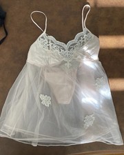 Vintage Pink Baby Doll Nightie Set NWT Size M