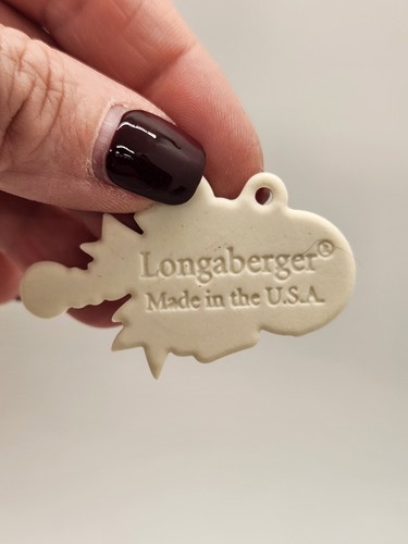 NOS Longaberger 2003 Longaberger Baby 2004 Baby Rattle Tie-On - Picture 6 of 6