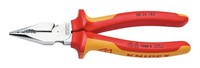 Knipex Spitz-Kombinationszange Vde Verchromt Mit Mehrkomponenten-Griffen 185 Mm