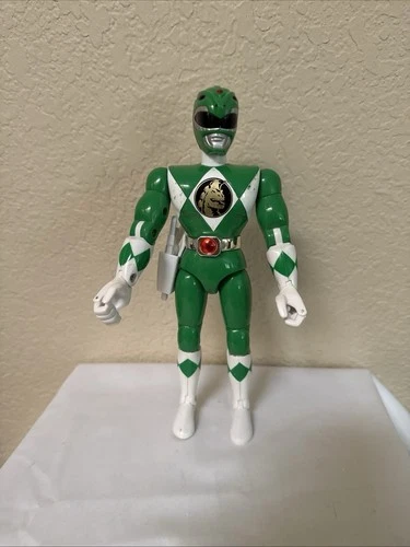 Green Ranger Mighty Morphin Power Rangers 1993 Vintage 8" Bandai MMPR With Gun