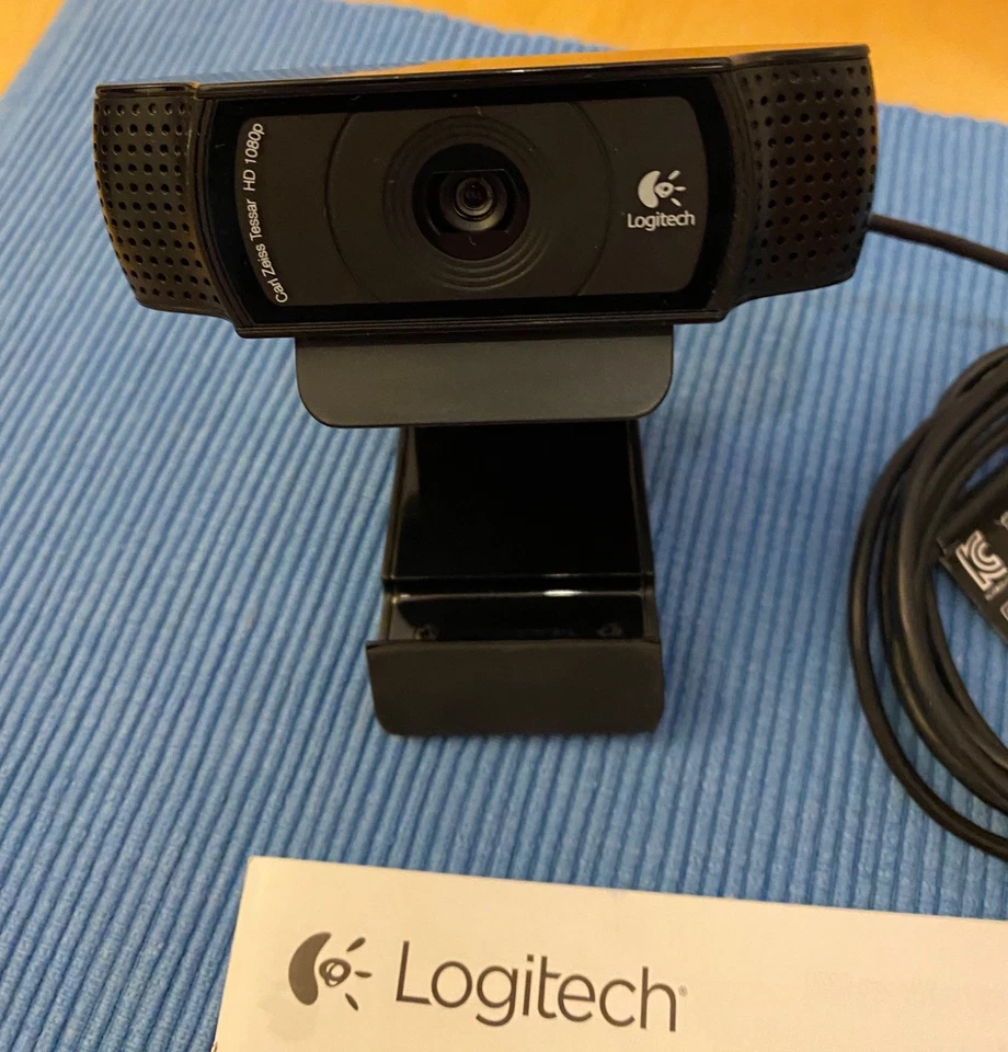 Logitech Webcam C920 Pro HD 960, schwarz, USB-A, mit Mikrofon, Full-HD (1080p) - Bild 2 von 4