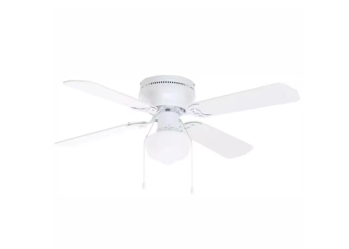 Littleton 42 in. LED Indoor White Ceiling Fan with Light Kit B148 - Image 2 of 4