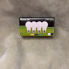 Maxlite 75W 10W LED 2700k Soft White 1100 Lumen Light Bulbs Pack Of 4
