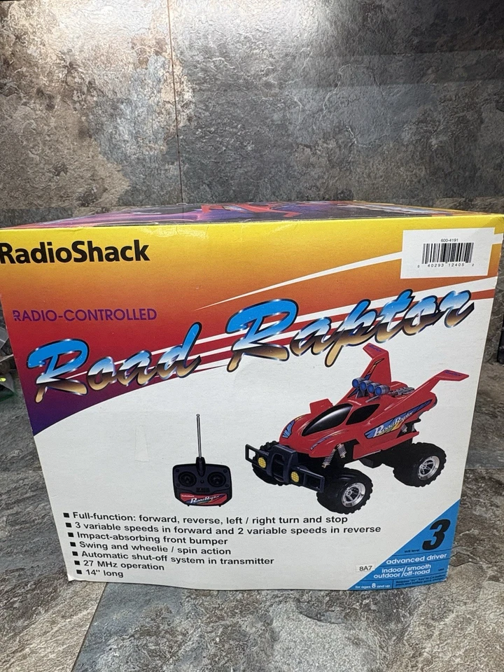 Vintage Radio Shack Radio Controlled Road Raptor Action Buggy Great Shape W Box - Image 2 of 4