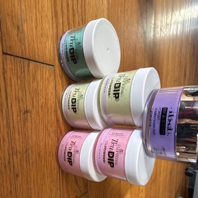 EzFlow TruDIP ibd Dip & Sculpt Dip Powder Green Yellow Pink Purple 56g / 2oz