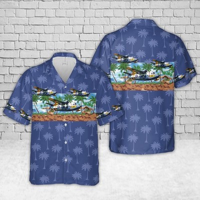 US Navy Grumman HU 16 Albatross Hawaiian Shirt