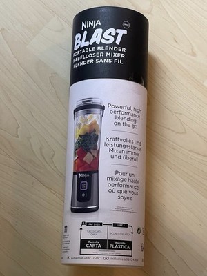 Ninja Blast kabelloser Mixer - mixen u. trinken im gleichen Becher auslaufsicher
