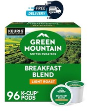 Green Mountain Coffee Roasters Breakfast Blend Light Roast, K-Cup Pods, 96 Count