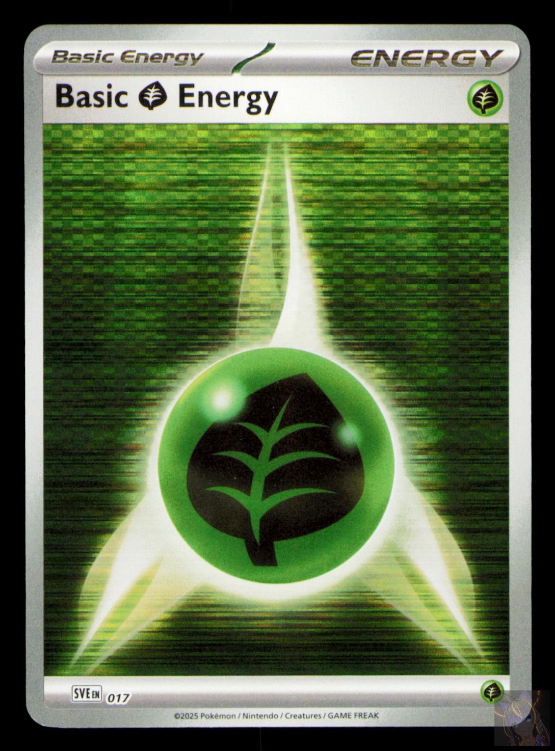 Basic Grass Energy 017 Pokemon Scarlet & Violet Energies Reverse Holo Near Mint