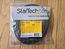 Qty 8- NEW High Quality StarTech HDMI 6ft Cable HDMM6 Gold Plated