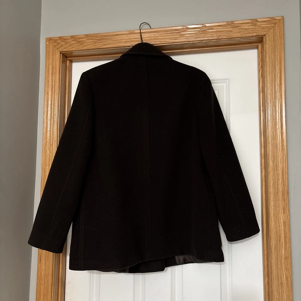 Chaquetón Giorgio Armani Le Collezioni Talla 10 100% Lana Virgen. Foto 2 de 4