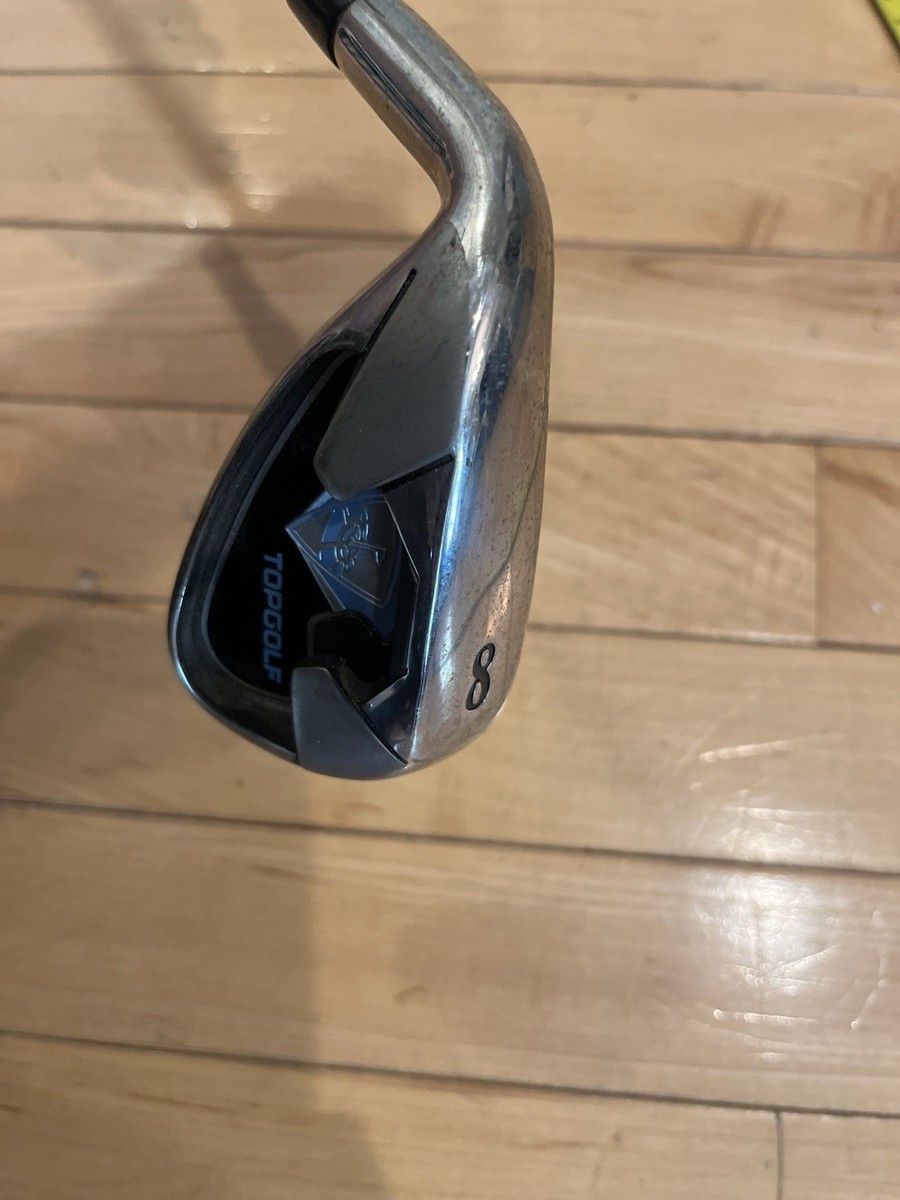 💙Callaway TOPGOLF 8 Iron Womens Ladies LH Blue Graphite Lght Flex
