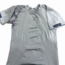 Horse Pilot Posture Motion Short Sleeve Horseback Riding Shirt Compression L / X