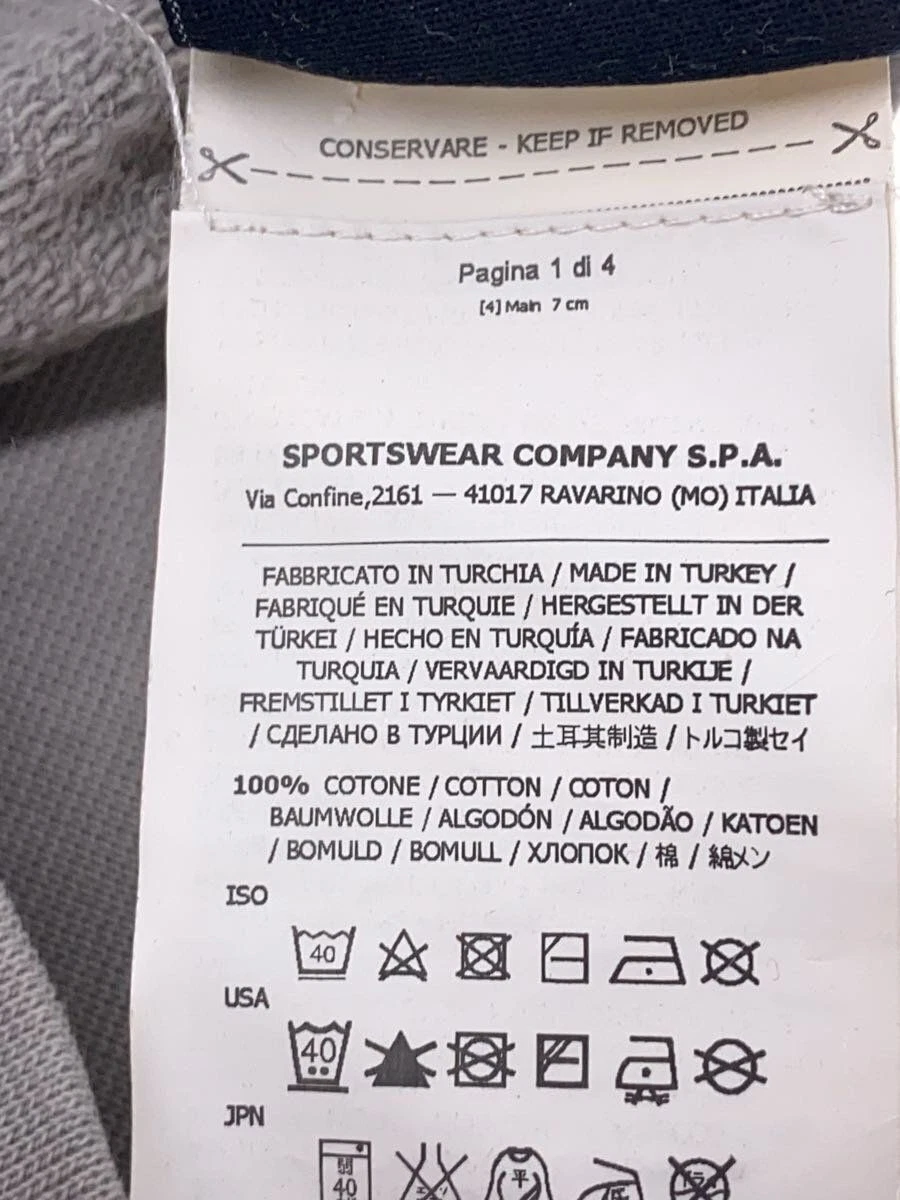 Felpa con cappuccio Stone Island L grigia tinta unita usata