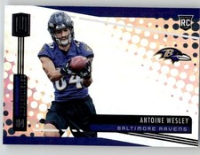 2019 Panini Unparalleled Antoine Wesley RC #248 BAL