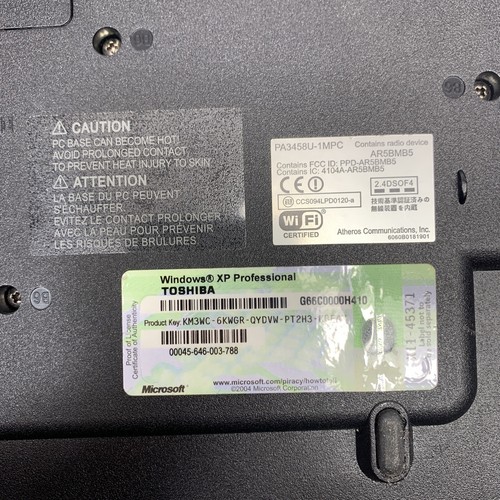 Toshiba Satellite Pro A-100 para repuestos o reparación computadora portátil 🙂 - Imagen 5 de 5